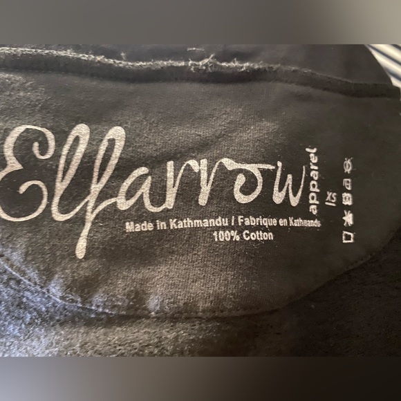 Elfarrow Apparel XS Extended Oversized Turtleneck Long Sleeve Cotton Dress - Picture 5 of 5